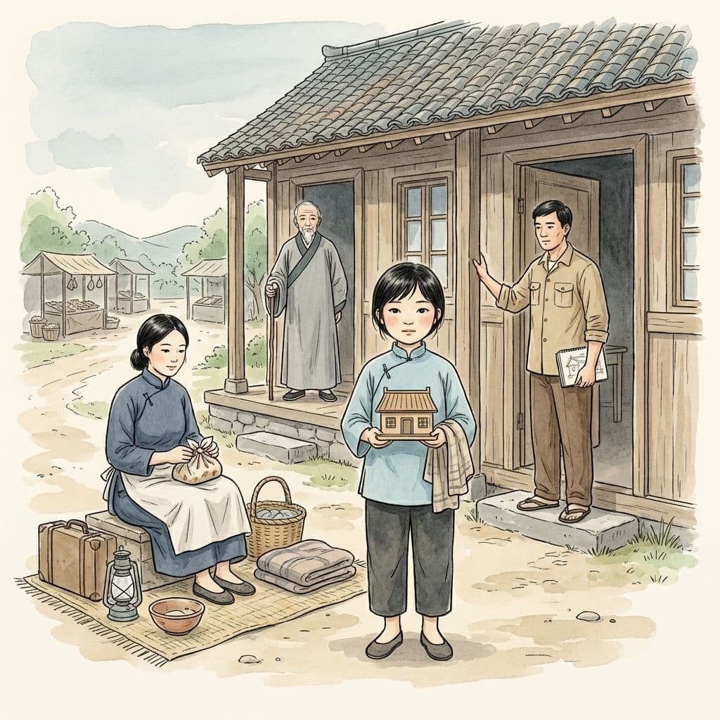 Cover illustration for The House We Carried With Us