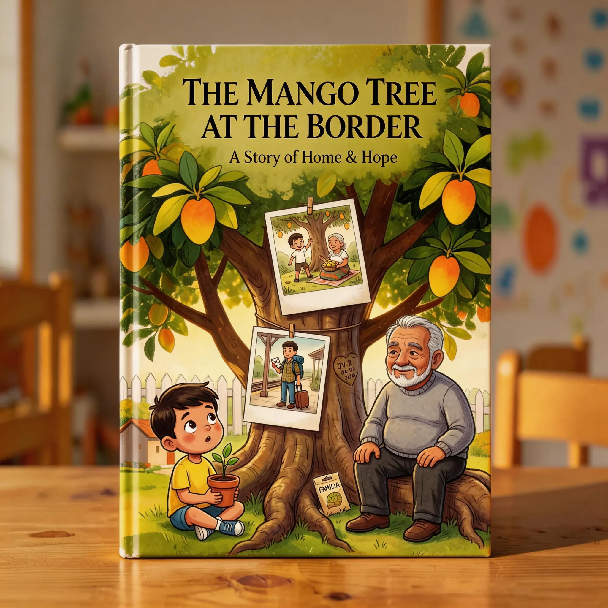 Cover art for The mango tree at the border